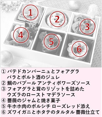 【クリスマス】ロジェ クリスマスフレンチBOX ～薔薇～